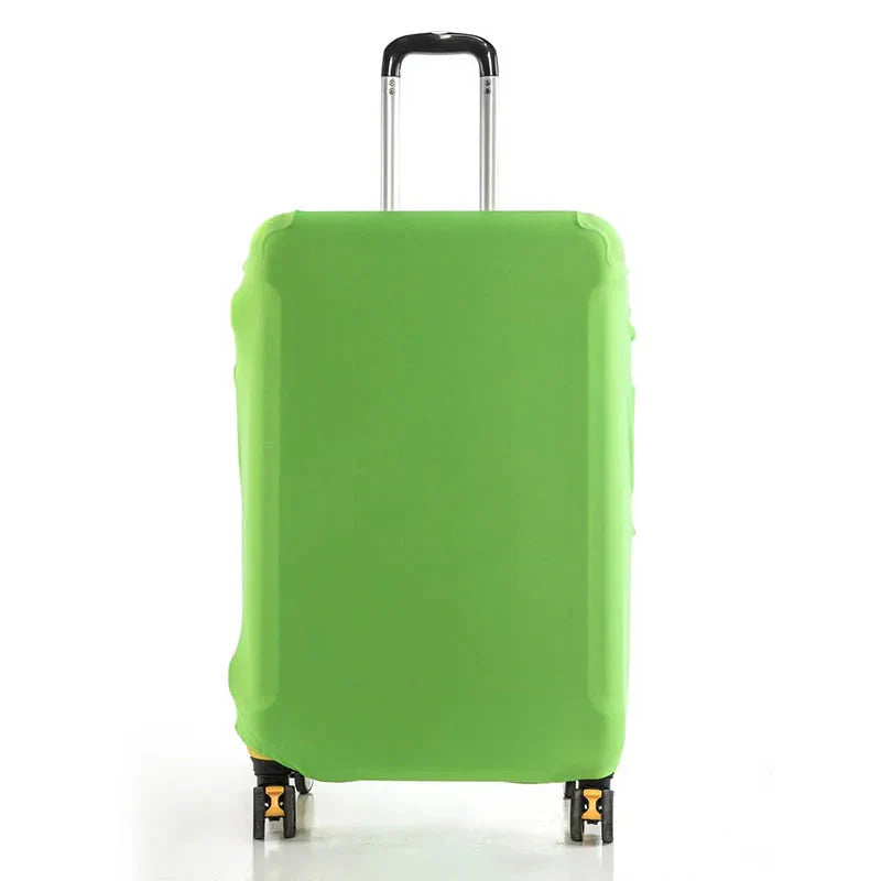 Housse verte pour valise XL, vue de face