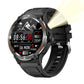 Montre connectée avec interface 3D affichant des données de fitness