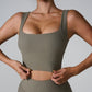 Gros plan sur le tissu respirant du soutien-gorge sport