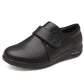 Chaussure orthopédique en cuir vegan vue de dessus