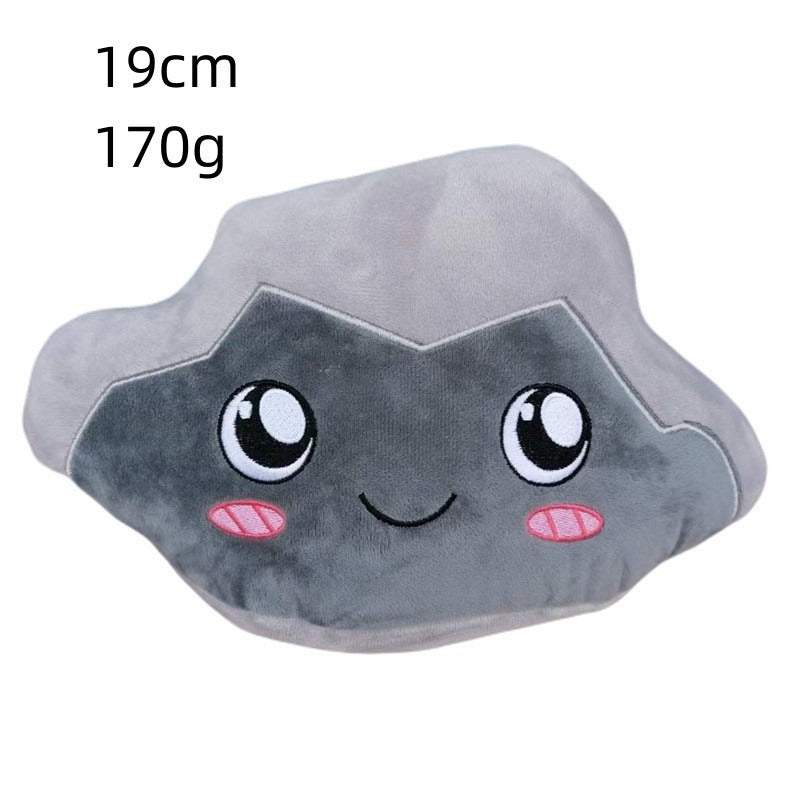 Renard en peluche montrant sa texture douce et câline