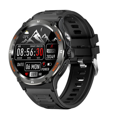 Montre connectée sur un poignet, prête pour l'entraînement