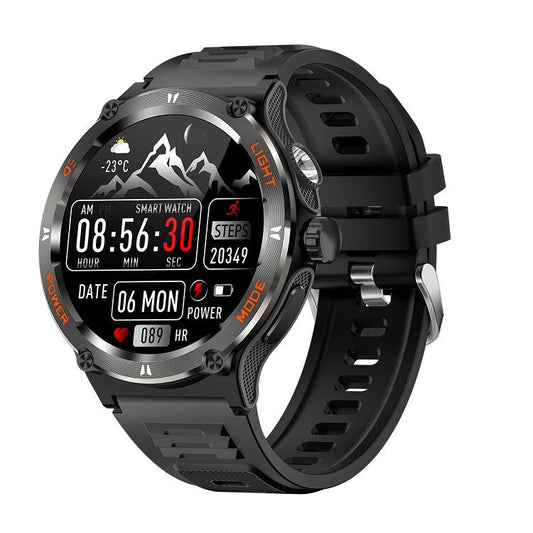 Montre connectée sur un poignet, prête pour l'entraînement