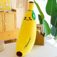 Collection de peluches bananes rieuses en tailles variées