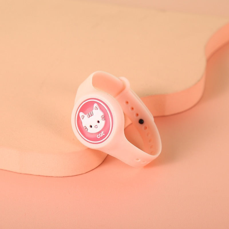 Bracelet anti-moustiques enfant avec motif animal coloré