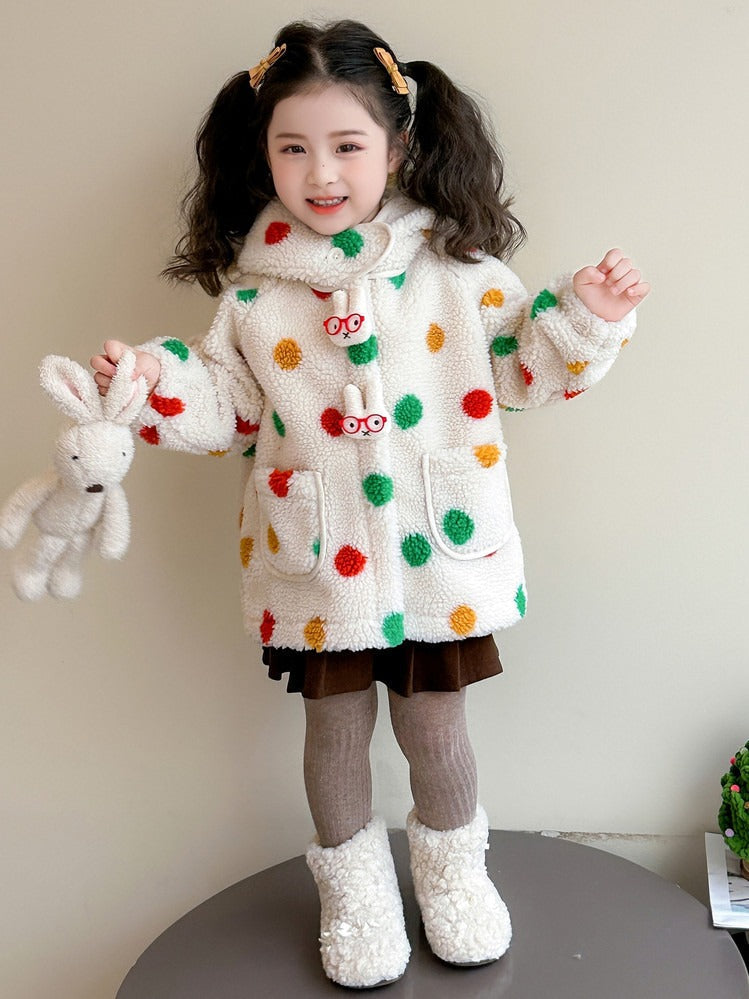 Veste en laine douce pour enfant, design amusant