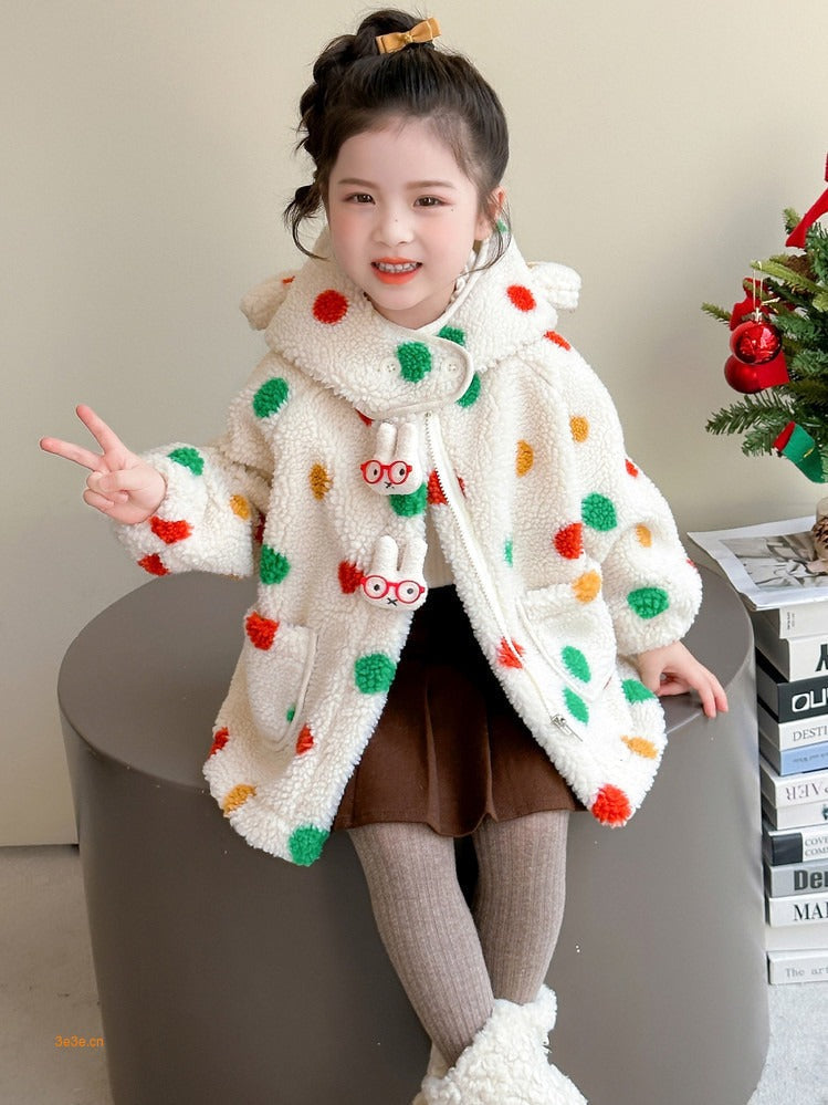 Veste en laine avec détails de coutures visibles