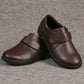 Chaussure orthopédique en cuir vegan avec fermeture Velcro