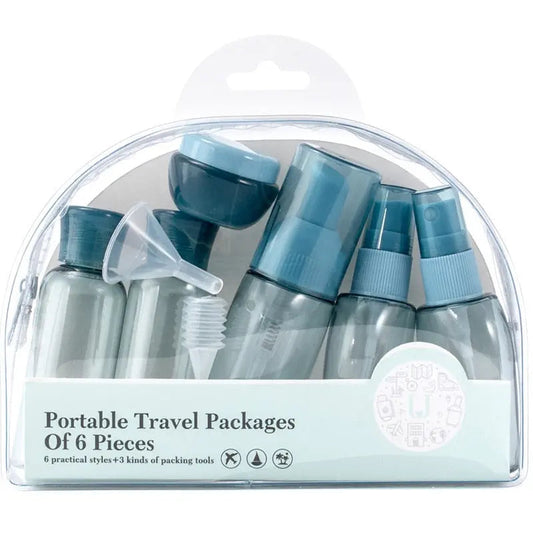 Kit de voyage avec bouteilles et petit pot inclus