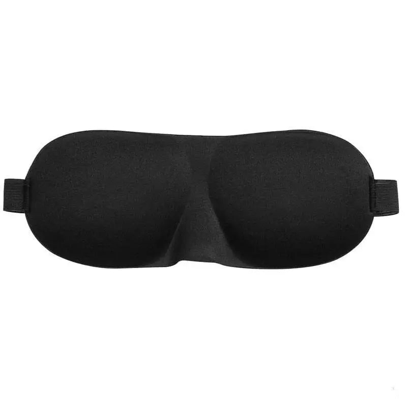 Masque de sommeil noir, matière polyester, design ergonomique