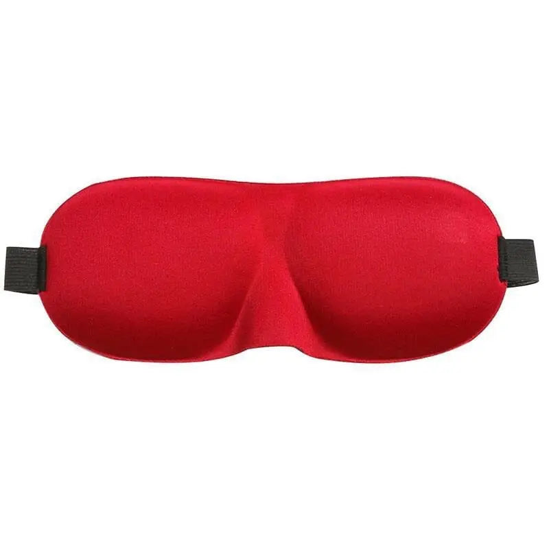 Masque de sommeil rouge, design 3D sans pression sur les yeux