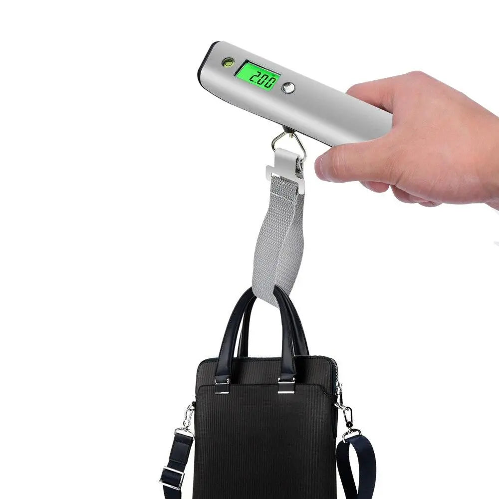Pèse bagage numérique avec écran LCD rétroéclairé et sangle