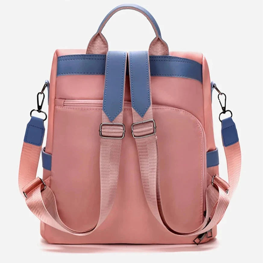 Vue rapprochée du tissu oxford imperméable du sac à dos