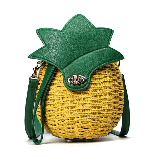 Sac ananas porté à l'épaule par un mannequin