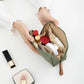 Trousse de maquillage compacte en nylon coloré