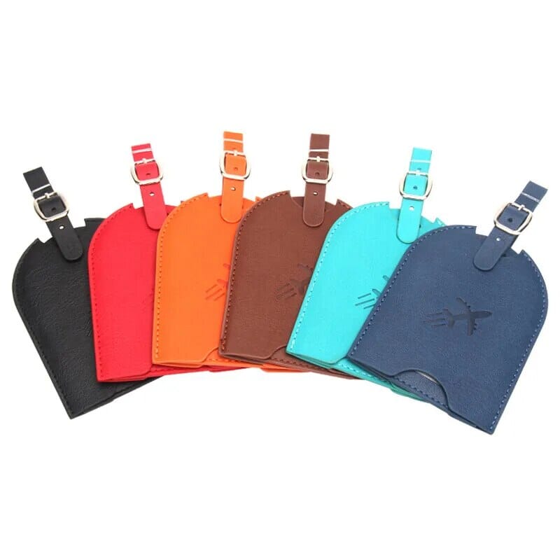 Porte-étiquette bagage personnalisé avec motif avion