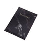 Porte-passeport marbré noir, allure sophistiquée