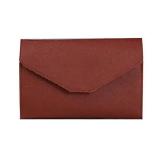 Portefeuille marron avec compartiments pour documents et cartes