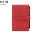 Portefeuille rouge avec plusieurs rangements pour documents