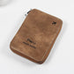 Portefeuille de voyage camel, texture en PU