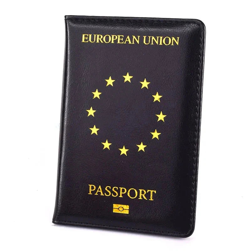Détail du matériau résistant du protège passeport européen
