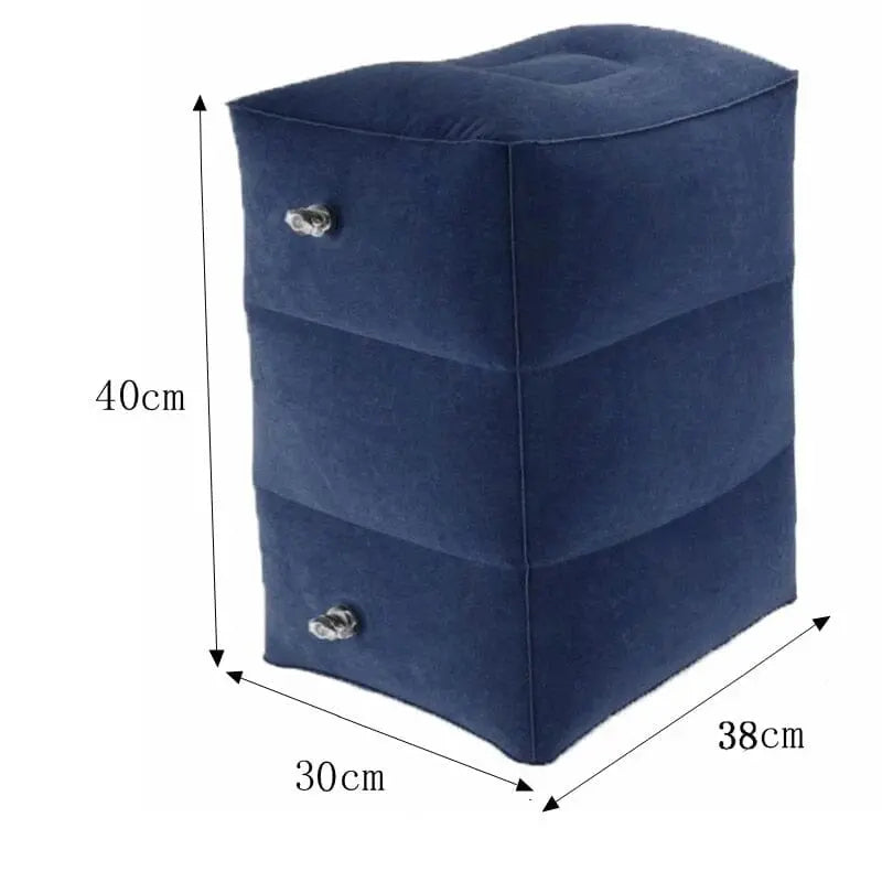 Coussin gonflable ajustable montré en position intermédiaire