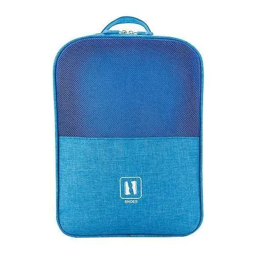 Sac à chaussures bleu ciel, léger et facile à transporter