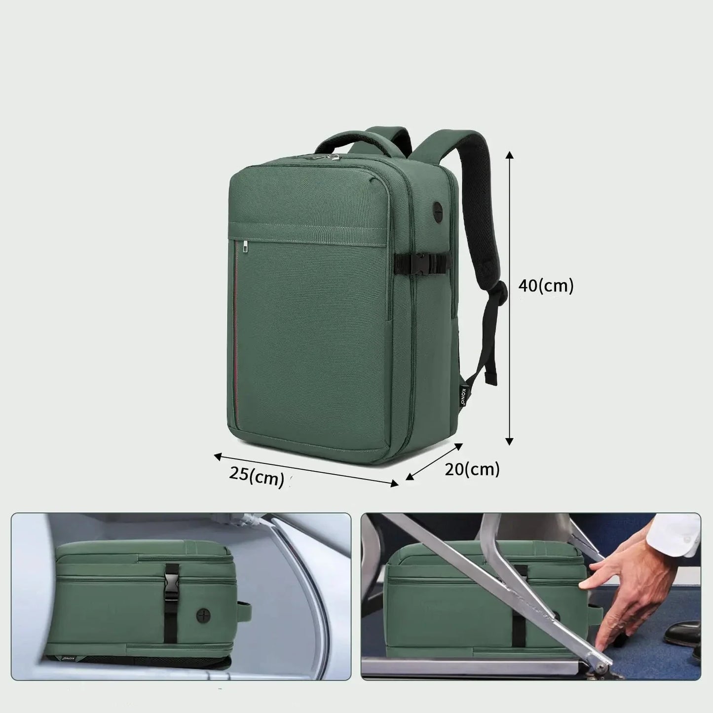 Compartiment pour ordinateur portable jusqu'à 15,6 pouces