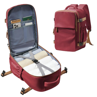 Sac à dos cabine rouge avec poignée renforcée