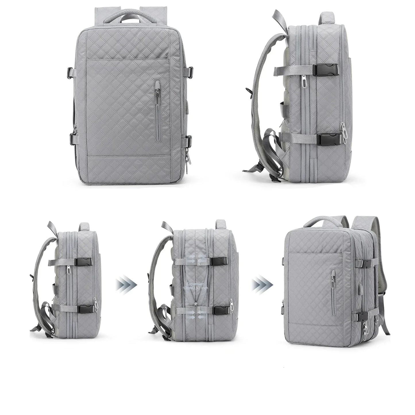 Compartiments intérieurs du sac à dos, espace pour ordinateur portable