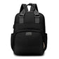 Version noire du sac à dos avec finitions élégantes