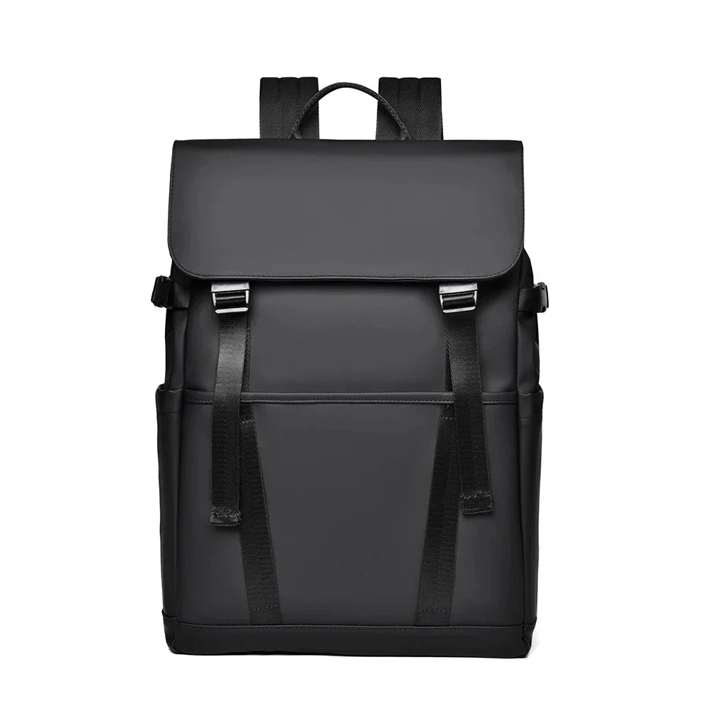 Version noire du sac à dos urbain imperméable