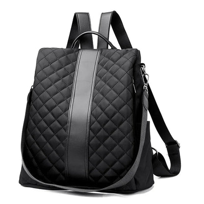 Version noire du sac à dos avec design sécurisé