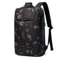 Motif camouflage sur le sac à dos antivol, vue de face