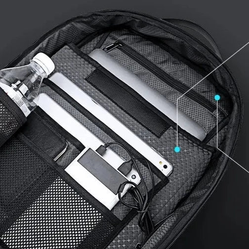 Compartiments intérieurs du sac à dos, adaptés pour ordinateur portable