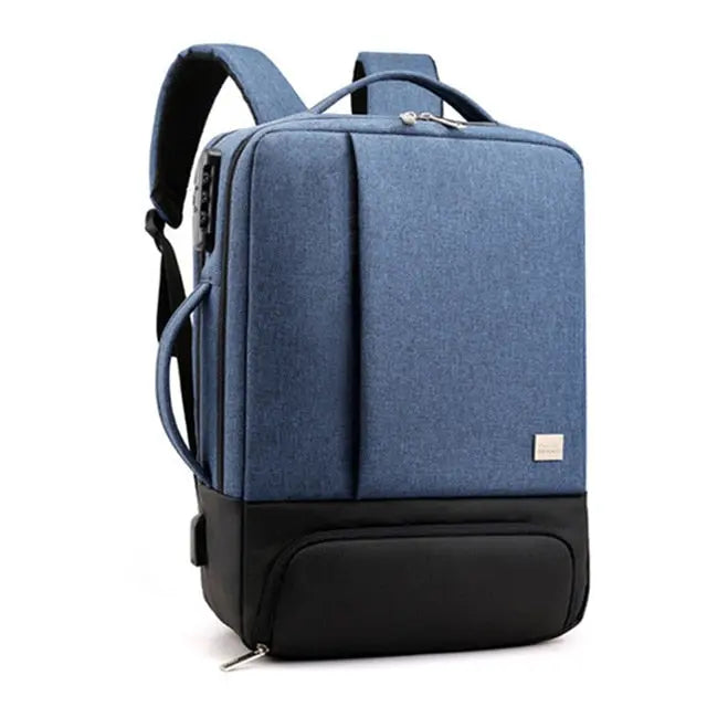 Sac à dos bleu avec bretelles ergonomiques et confortables
