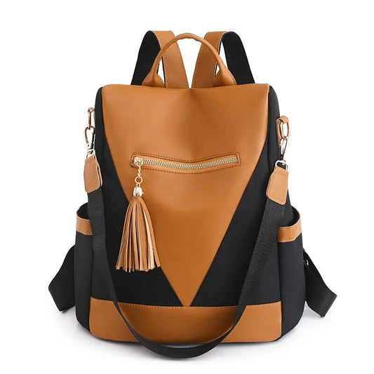 Sac à dos noir avec fermeture sécurisée au dos