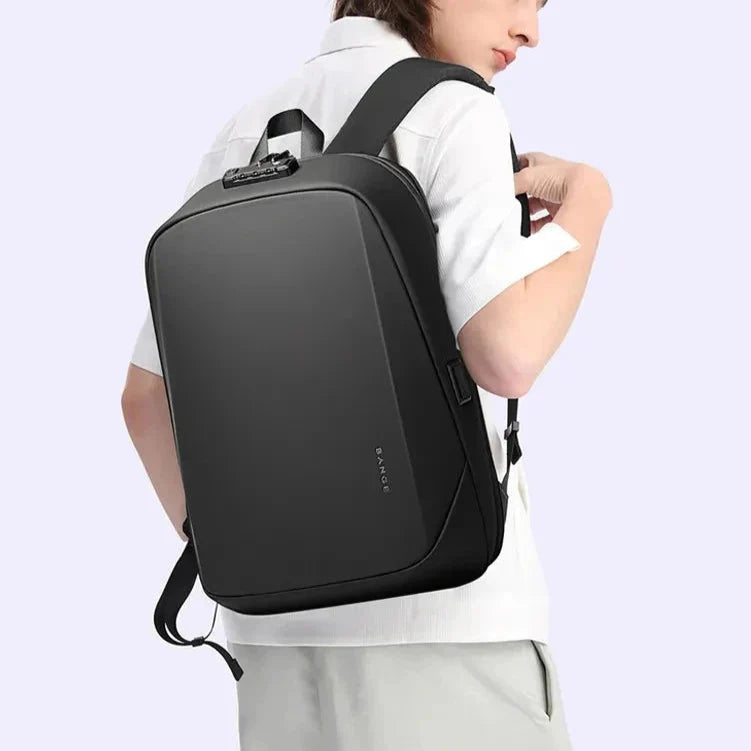 Sac à dos antivol avec coque rigide et serrure TSA