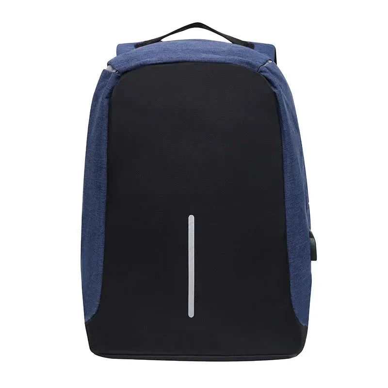 Sac à dos bleu marine, idéal pour un style décontracté