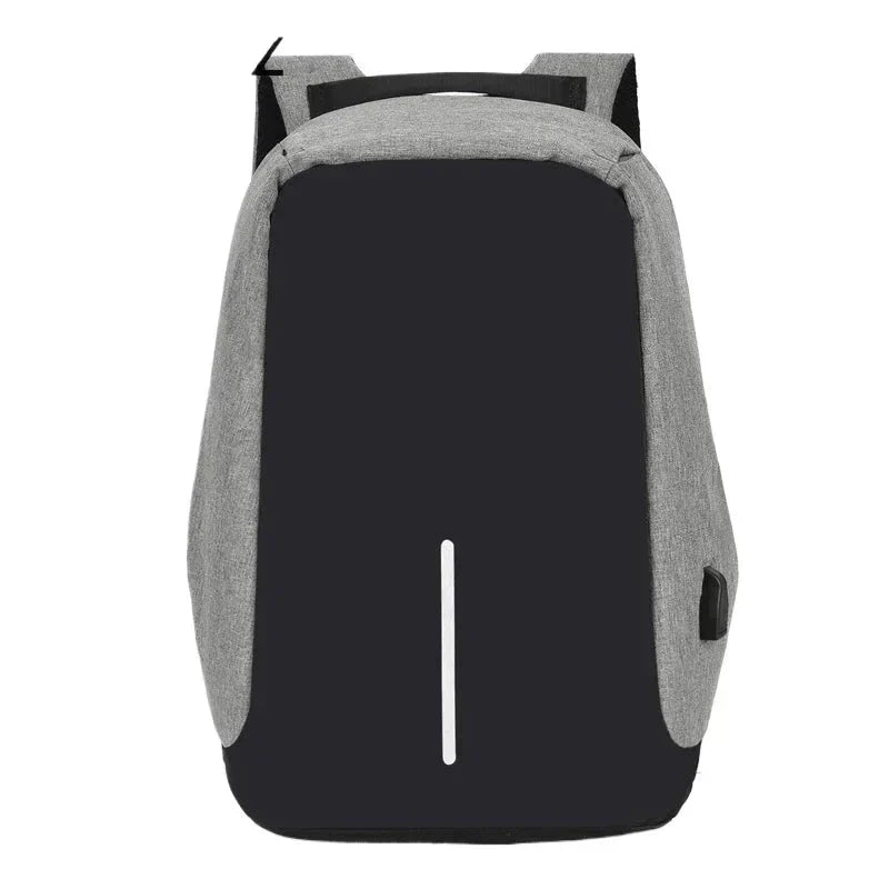 Version grise du sac à dos, élégante et moderne