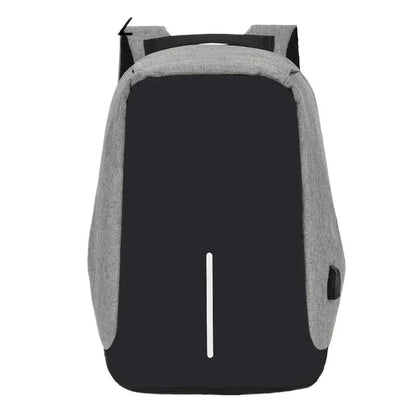 Version grise du sac à dos, élégante et moderne