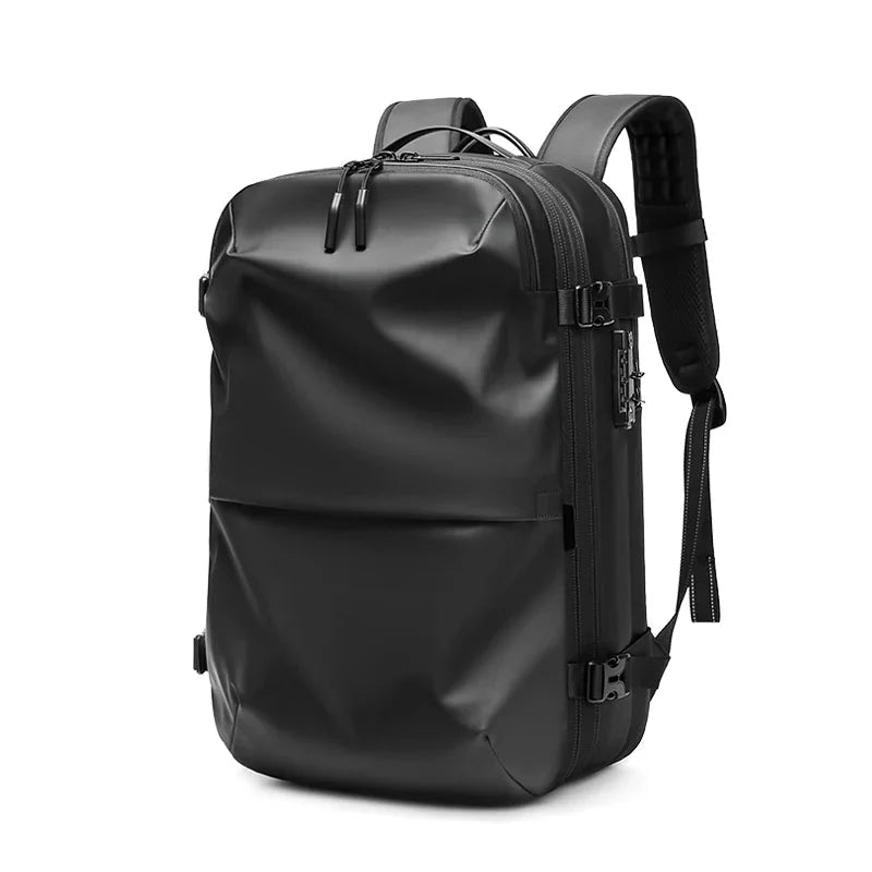 Sac à dos noir élégant avec serrure à code intégrée