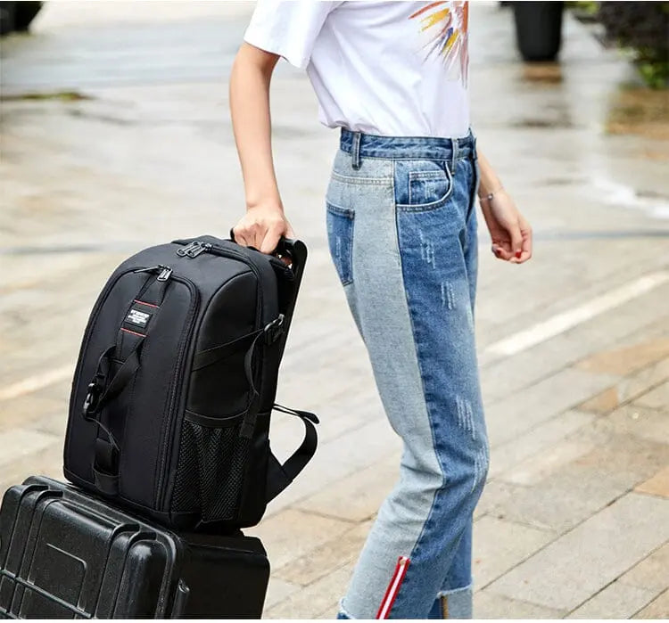 Gros plan sur les bretelles confortables du sac à dos