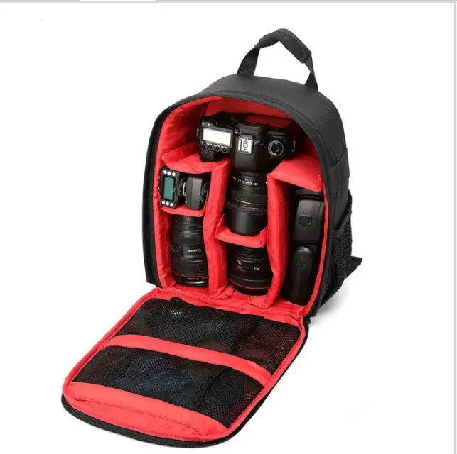 Sac à dos rouge, parfait pour les randonnées