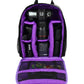Sac à dos violet avec bretelles ajustables