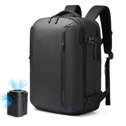 Sac à dos noir avec design ergonomique et moderne