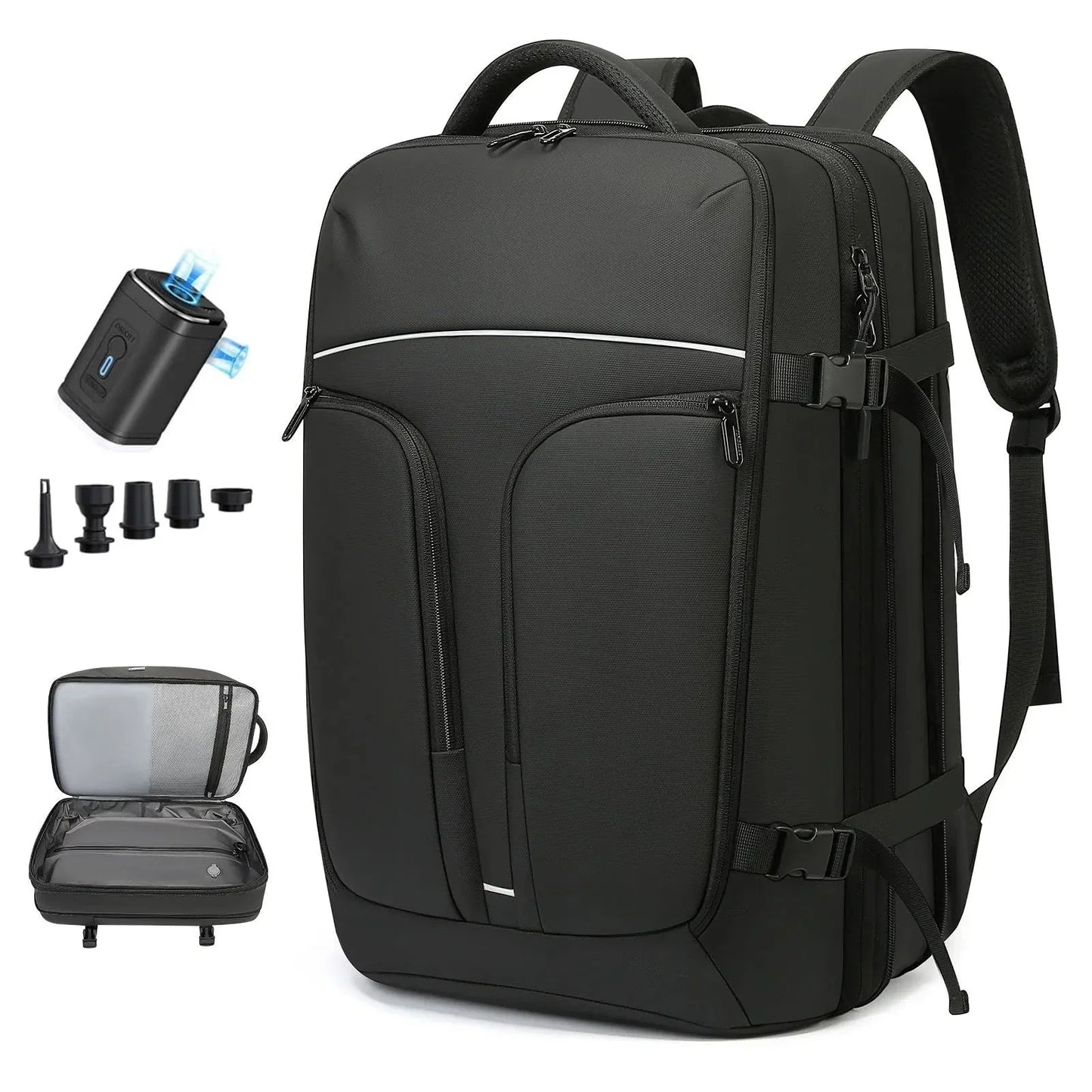 Sac à dos en position verticale avec design moderne