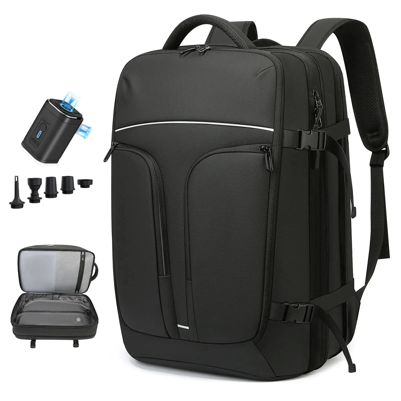 Sac à dos en position verticale avec design moderne