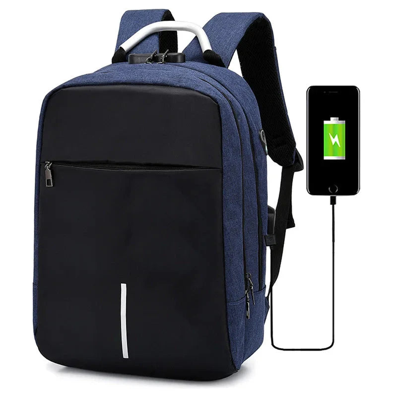 Sac à dos bleu marine avec design moderne et fonctionnel