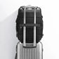 Sac à dos noir avec compartiments multiples et port USB intégré